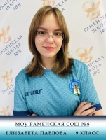 Павлова Елизавета Витальевна
